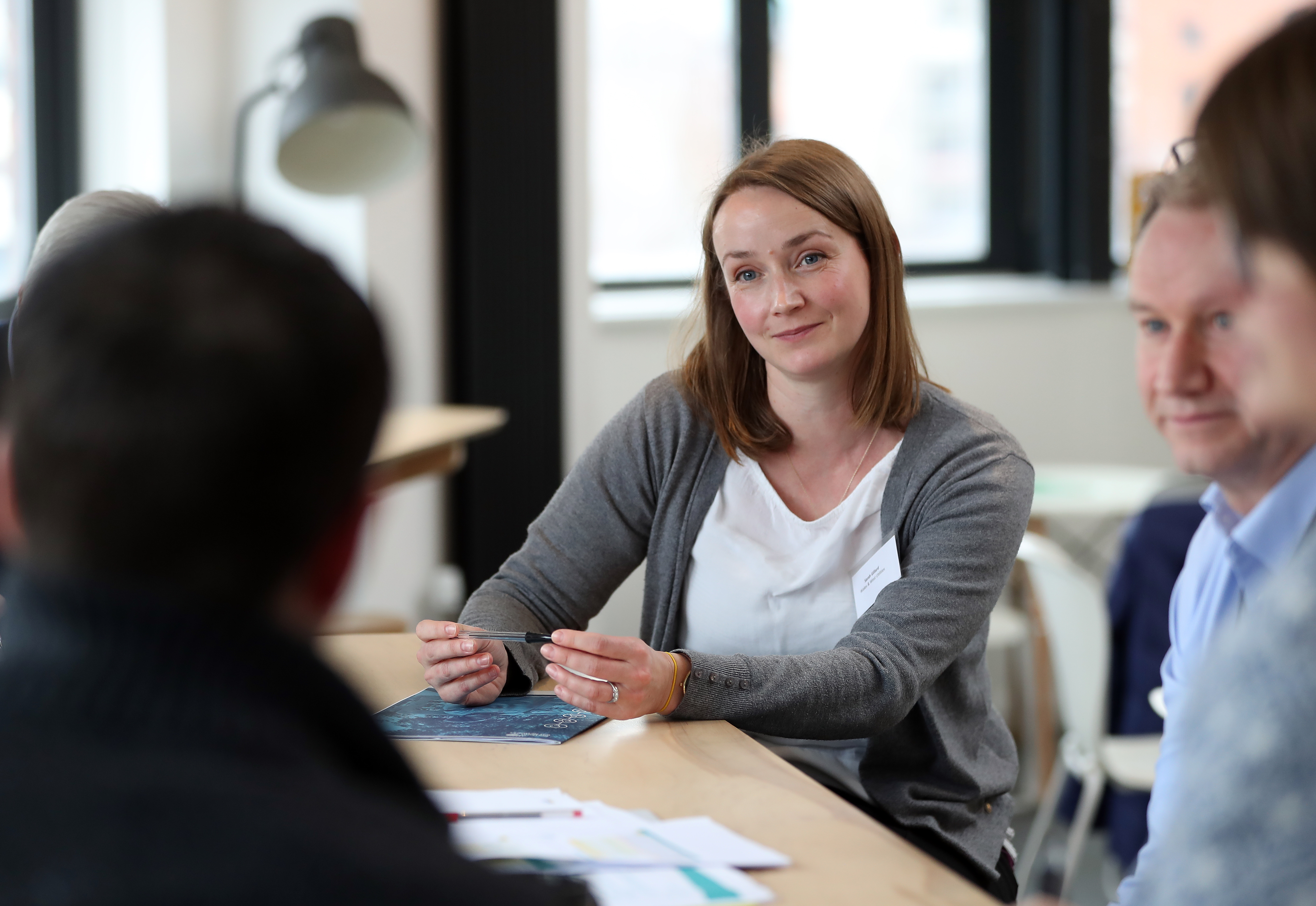 People listening to each other.