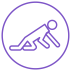 Icon showing person collapsed on floor