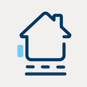 Graphic showing meter on left hand wall